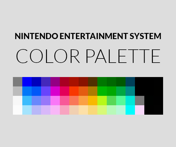 Nintendo Entertainment System Color Palette